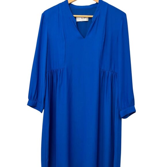 AMANDA UPRICHARD Liberty Maternity Dress Cobalt Blue Size Large EUC - Picture 1 of 8